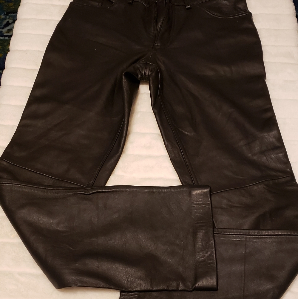 Women's leather pants